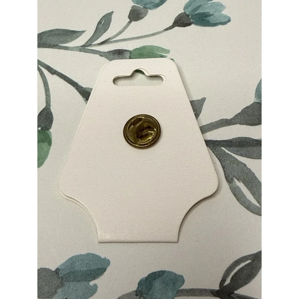 Vtg NBA Charlotte Hornets Basketball Logo Gold Tone Enamel Lapel‎ Pin